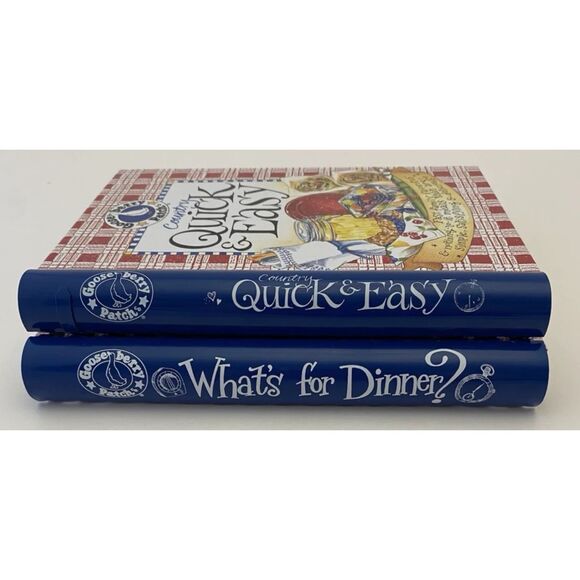 Gooseberry Patch Cookbooks Lot Of 2, Country Quick  & Easy and What’s For Dinner - Picture 7 of 16